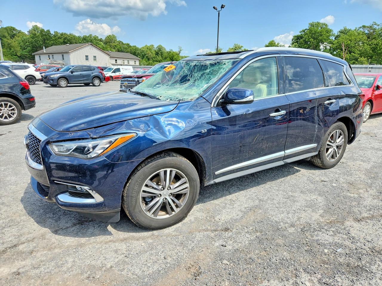 2020 Infiniti QX60 Luxe, VIN 5N1DL0MM4LC510145 — Roof