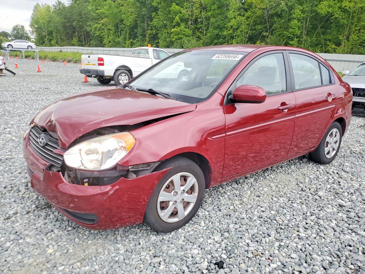 2010 Hyundai Accent GLS, VIN KMHCN4AC9AU428931 — Front end