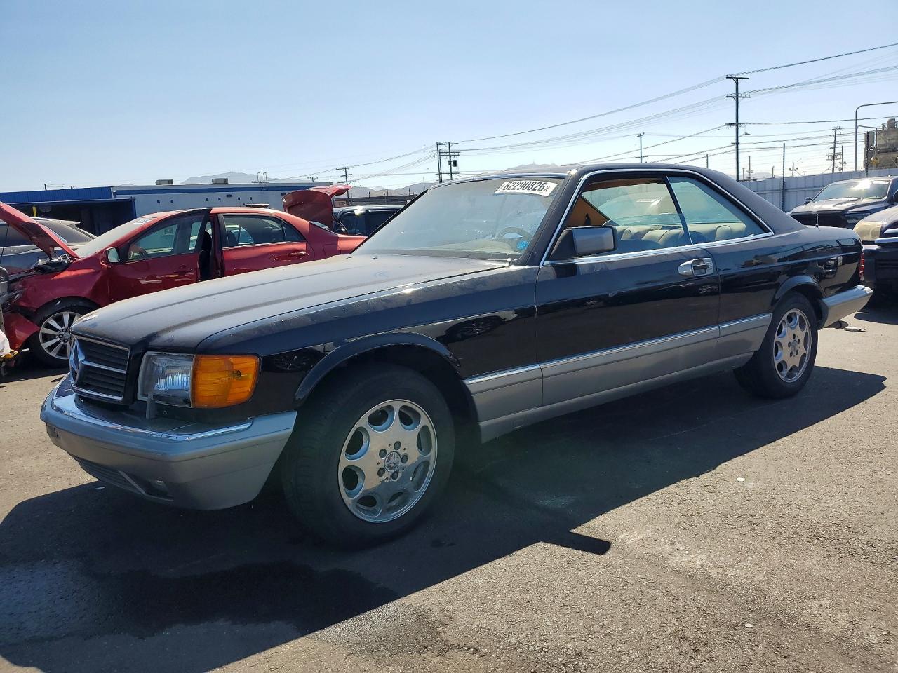 1986 Mercedes-Benz 560 560SEC, VIN WDBCA45D2GA253823 — Minor dents and scratches