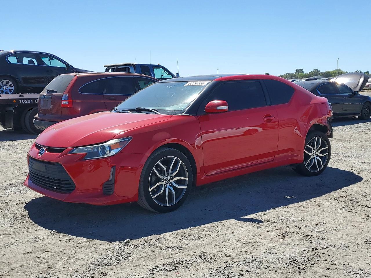 2016 Scion tC, VIN JTKJF5C73GJ021379 — Зад