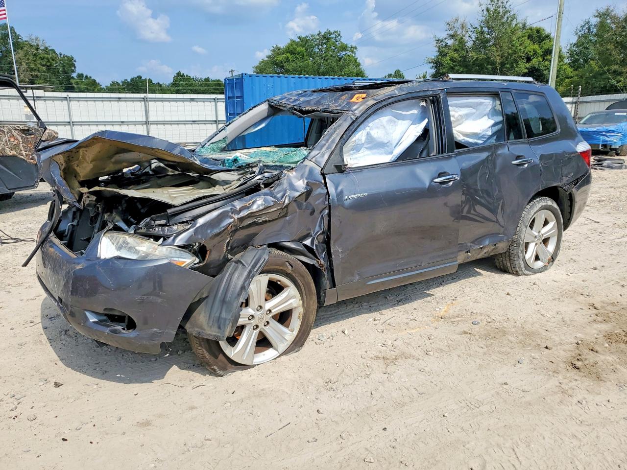 2010 Toyota Highlander Limited, VIN 5TDYK3EH9AS022820 — Опрокидывание