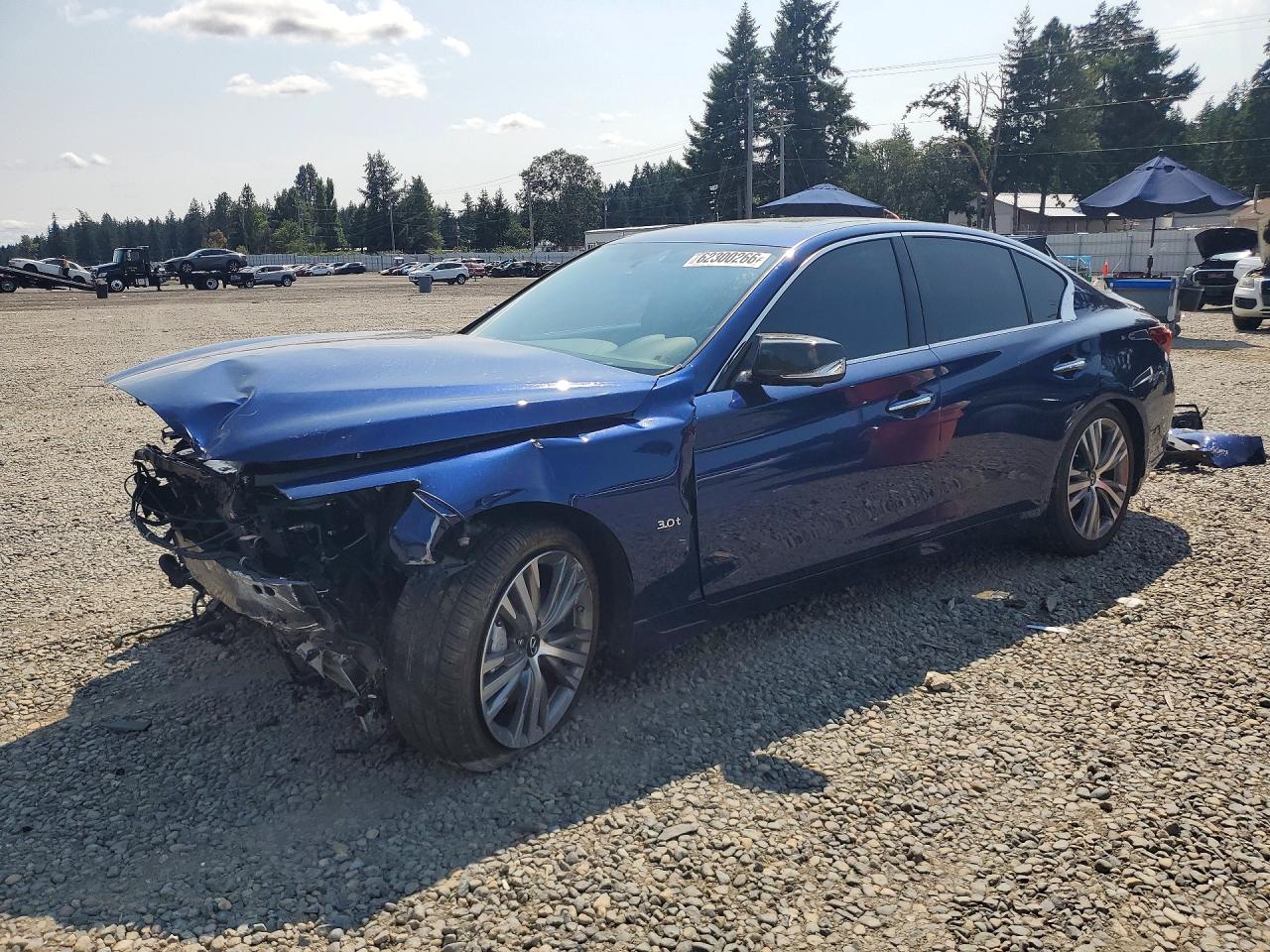 2019 Infiniti Q50 Signature Edition, VIN JN1EV7AR3KM593929 — Front end