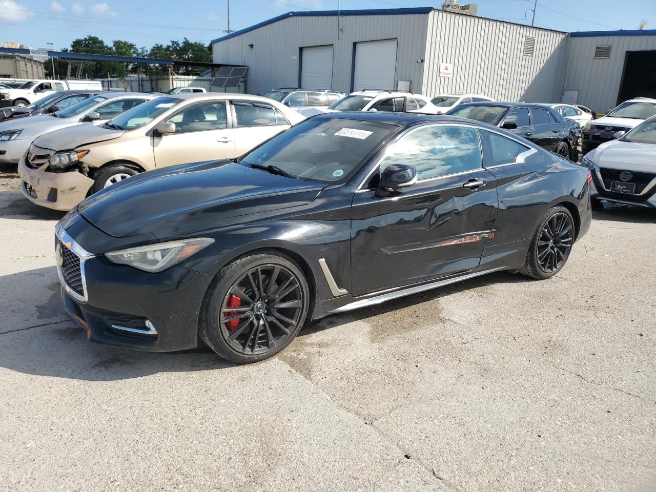 2019 Infiniti Q60 Luxe, VIN JN1EV7EL0KM290239 — Vandalism