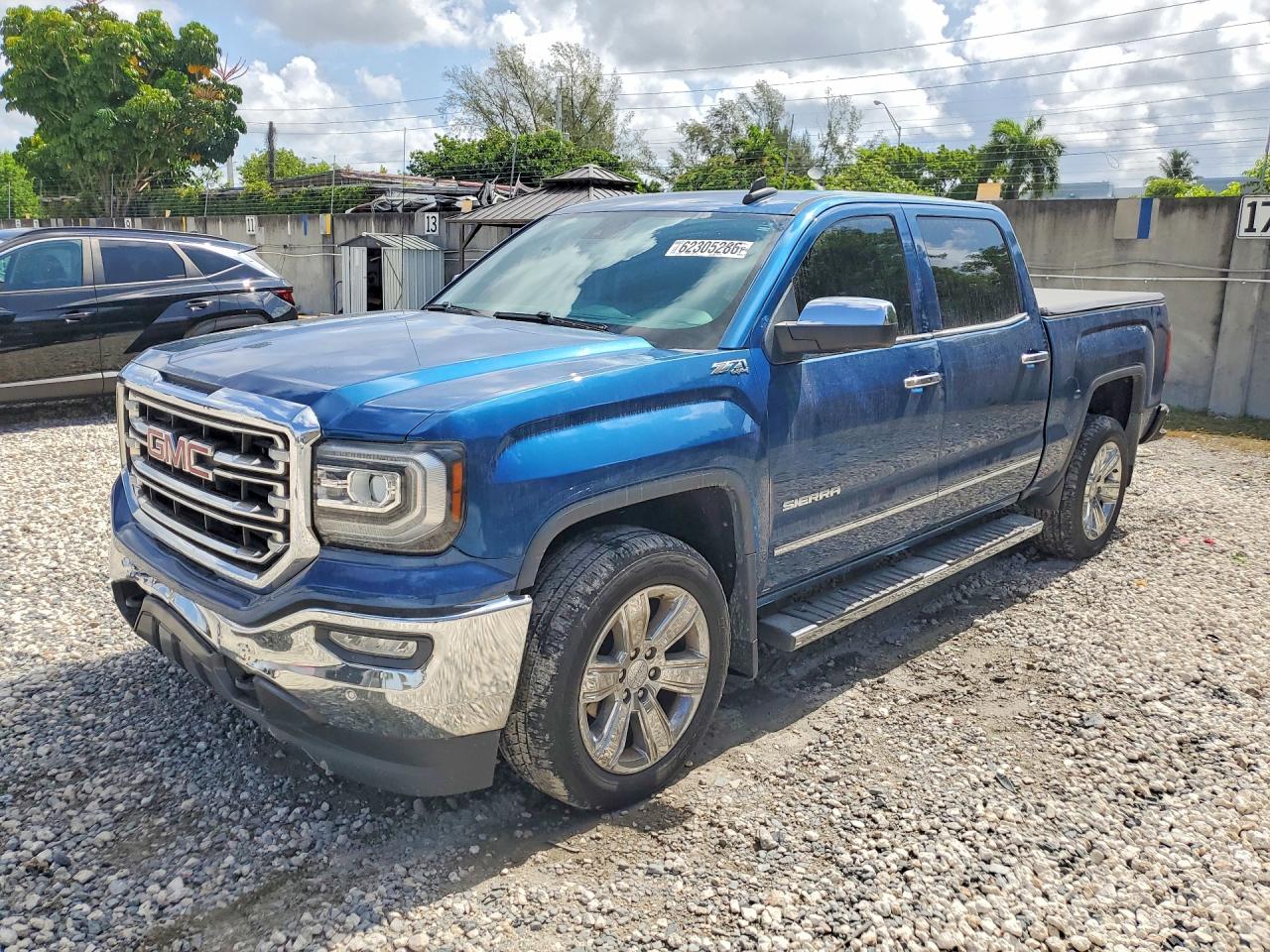 2018 GMC Sierra 1500 SLT, VIN 3GTU2NEC7JG138207 — Front end