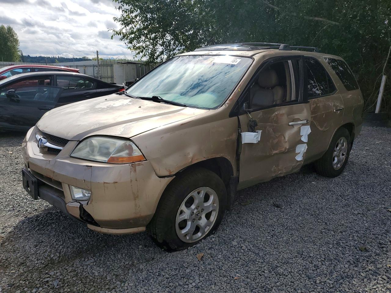 2001 Acura MDX Touring, VIN 2HNYD18601H510331 — Side