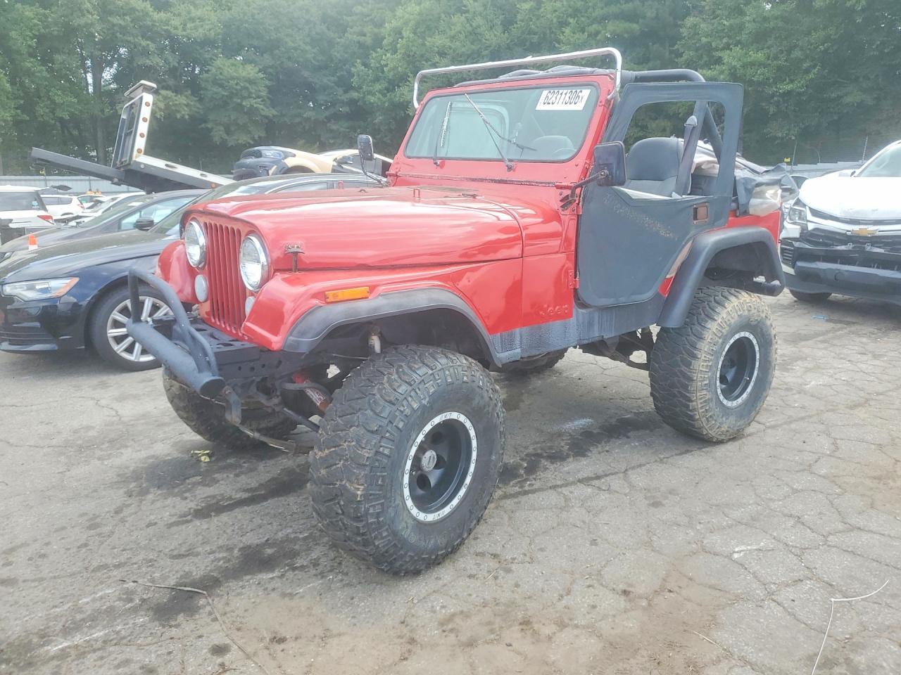 1981 Jeep CJ, VIN 1JCCM85AXBT069649 — Перед