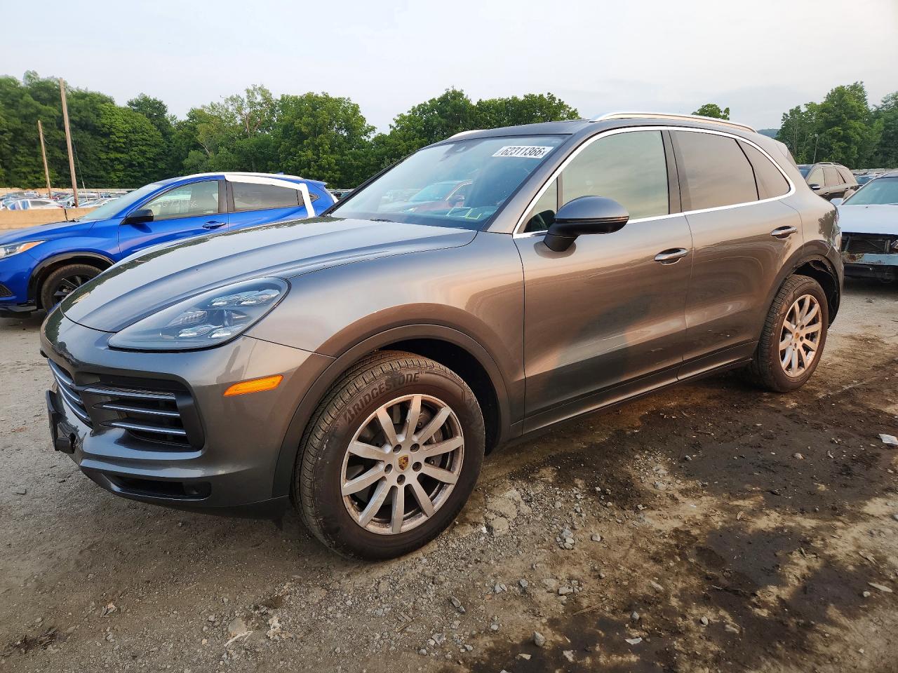 2022 Porsche Cayenne, VIN WP1AA2AY3NDA02518 — Rear end