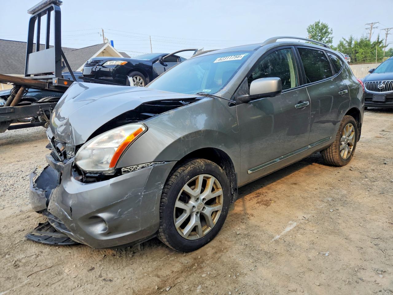 2012 Nissan Rogue S, VIN JN8AS5MV1CW406666 — Повреждение рамы