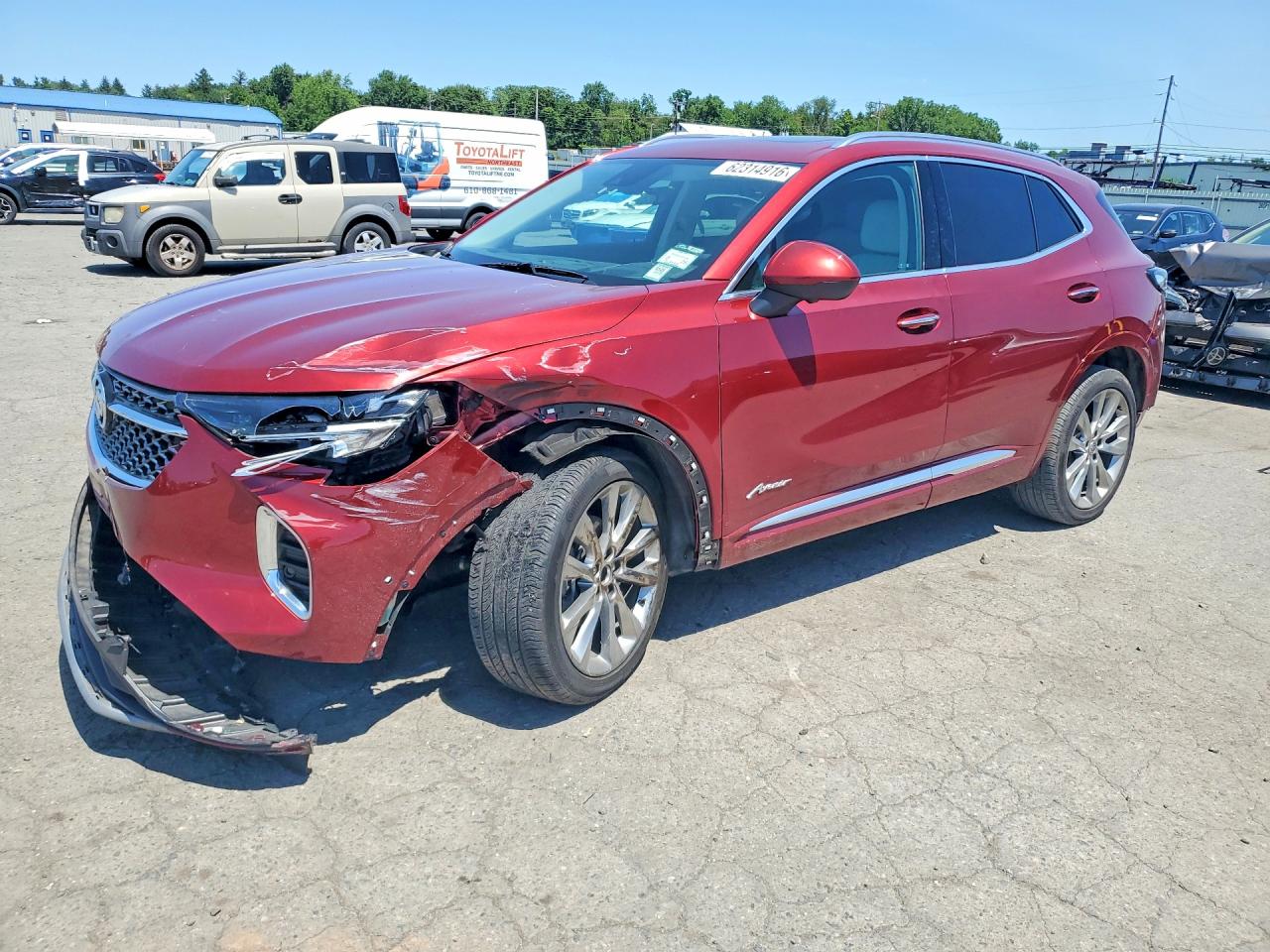 2022 Buick Envision Avenir, VIN LRBFZRR47ND081541 — Перед