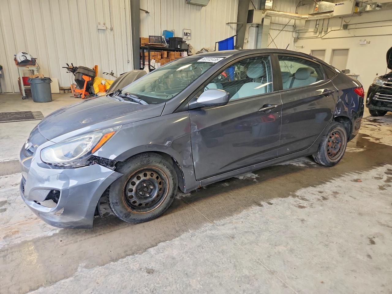 2012 Hyundai Accent GLS, VIN KMHCT4AE6CU267030 — Front end