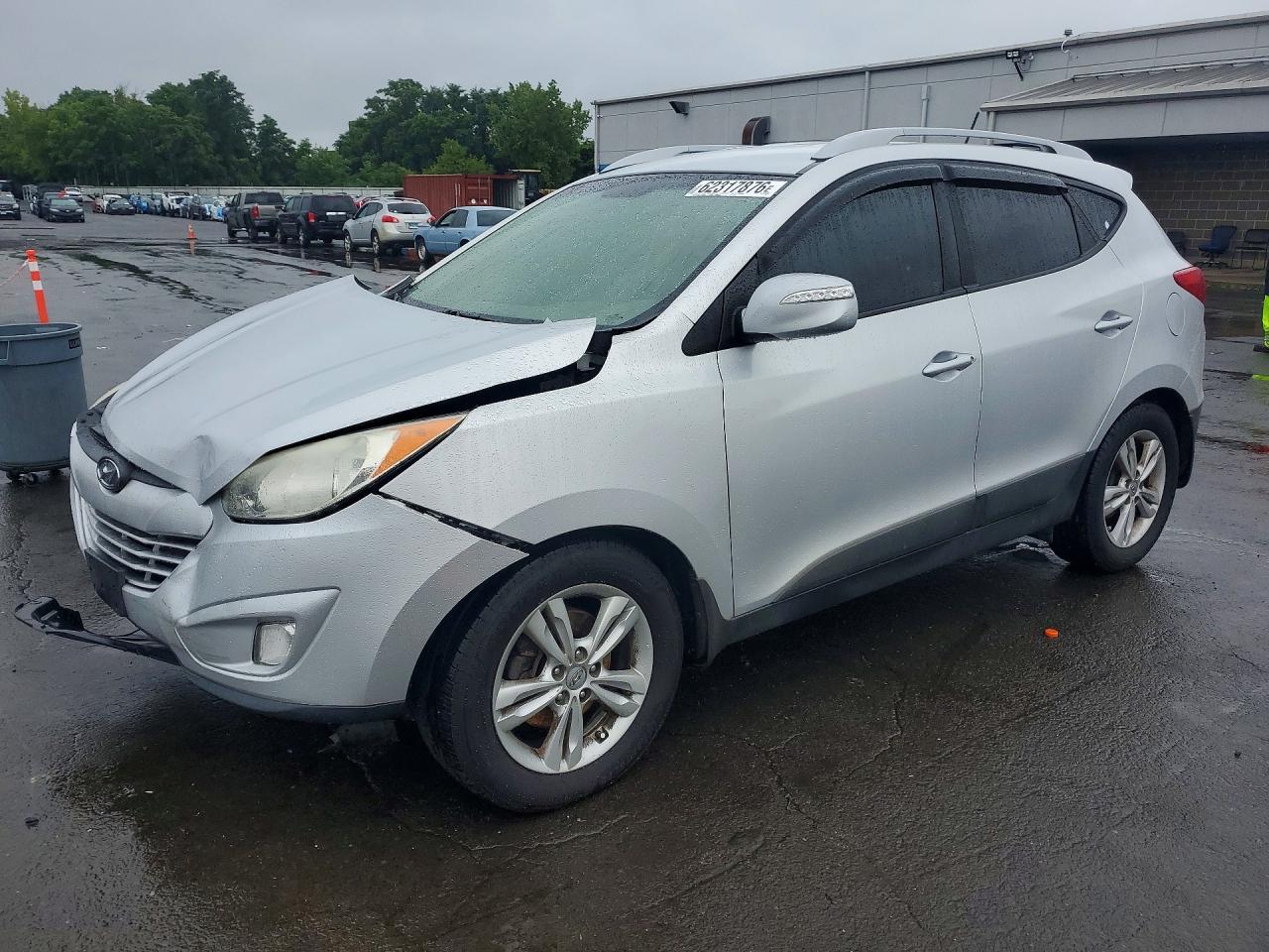 2013 Hyundai Tucson GLS, VIN KM8JUCAC5DU593285 — Front end