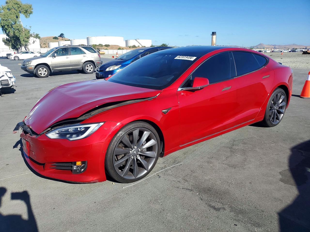 2017 Tesla Model S 100D, VIN 5YJSA1E25HF197167 — Front end