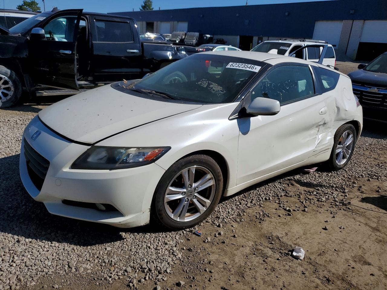 2012 Honda CR-Z EX, VIN JHMZF1D69CS003481 — Rear end