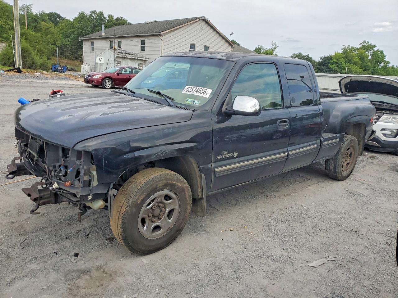 2000 Chevrolet Silverado 1500, VIN 2GCEK19V4Y1365270 — Повреждение рамы