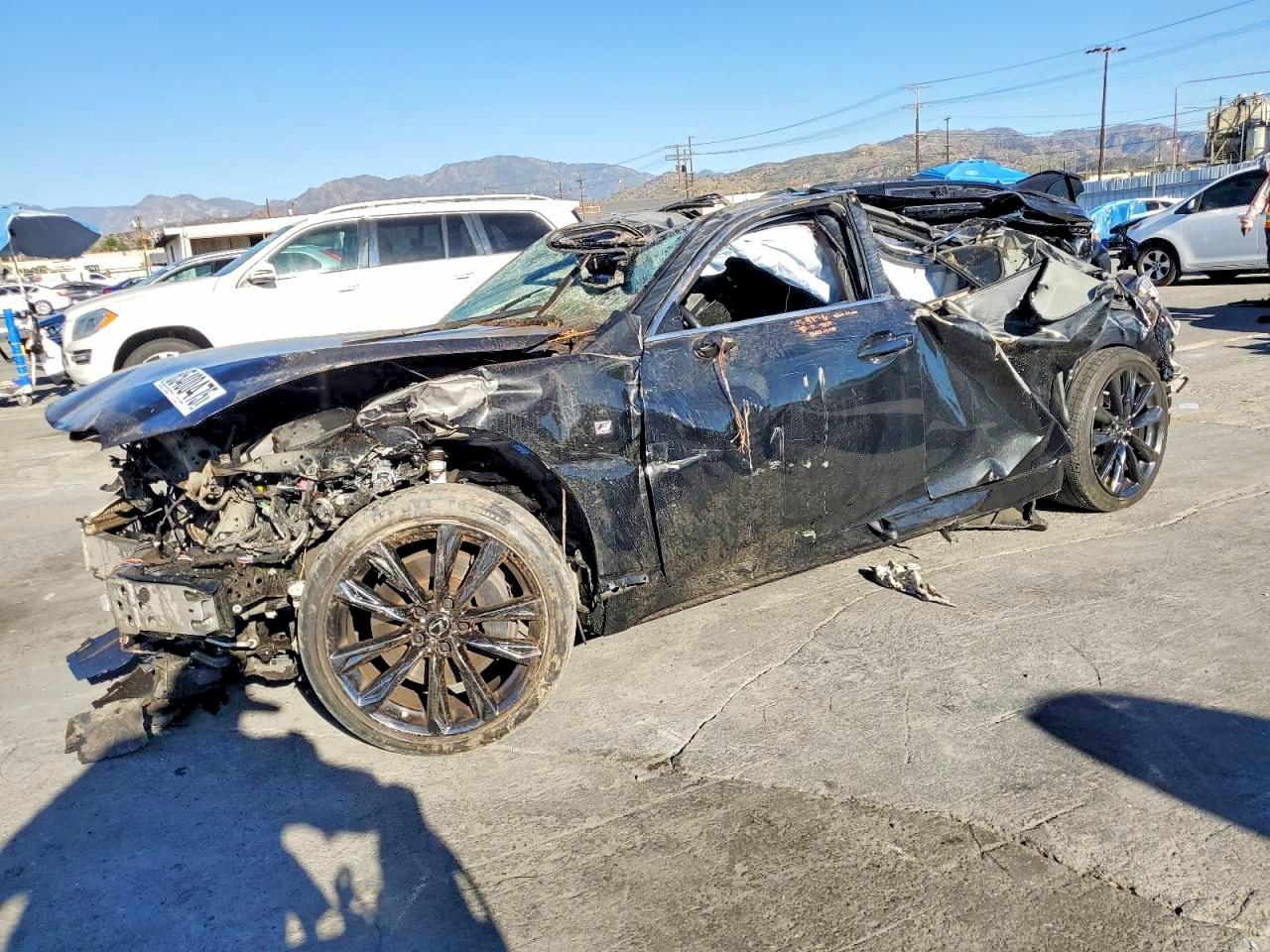 2024 Lexus IS 350 F Sport, VIN JTHGZ1B26R5075809 — Rollover
