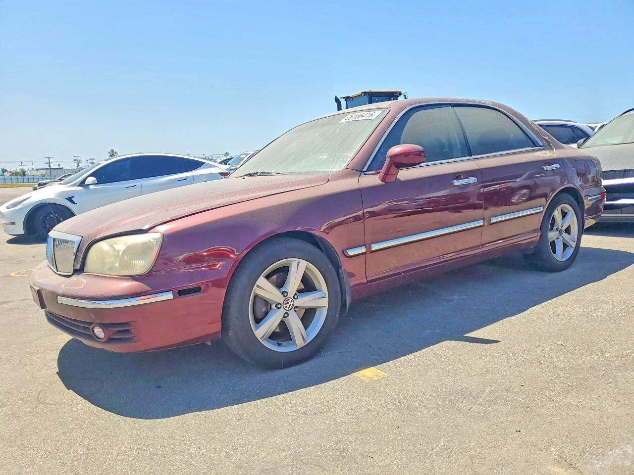 2004 Hyundai XG, VIN KMHFU45E24A318921 — Бок