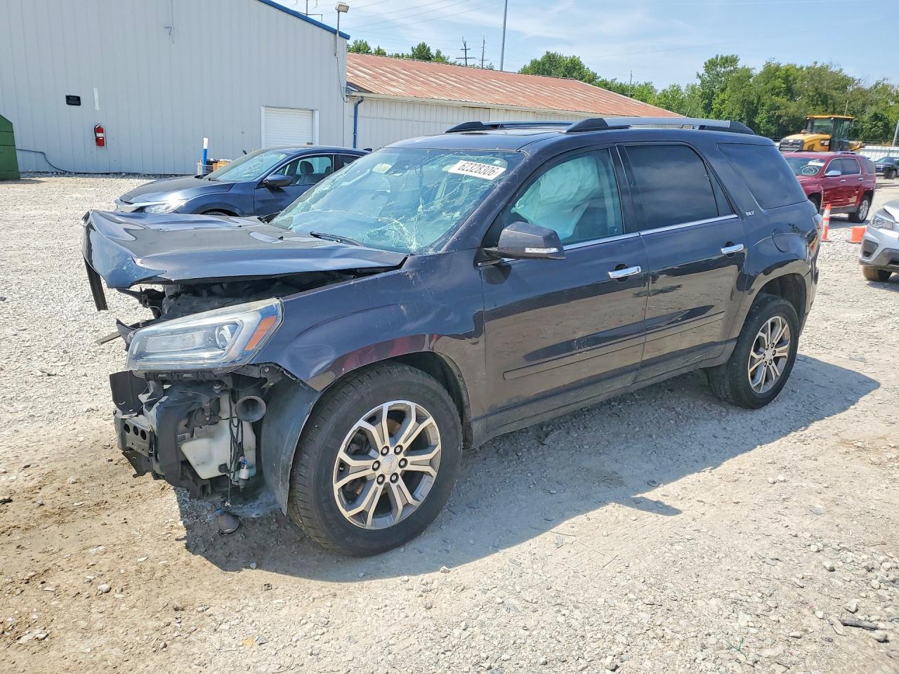 2015 GMC Acadia SLT, VIN 1GKKVRKD5FJ218165 — Front end