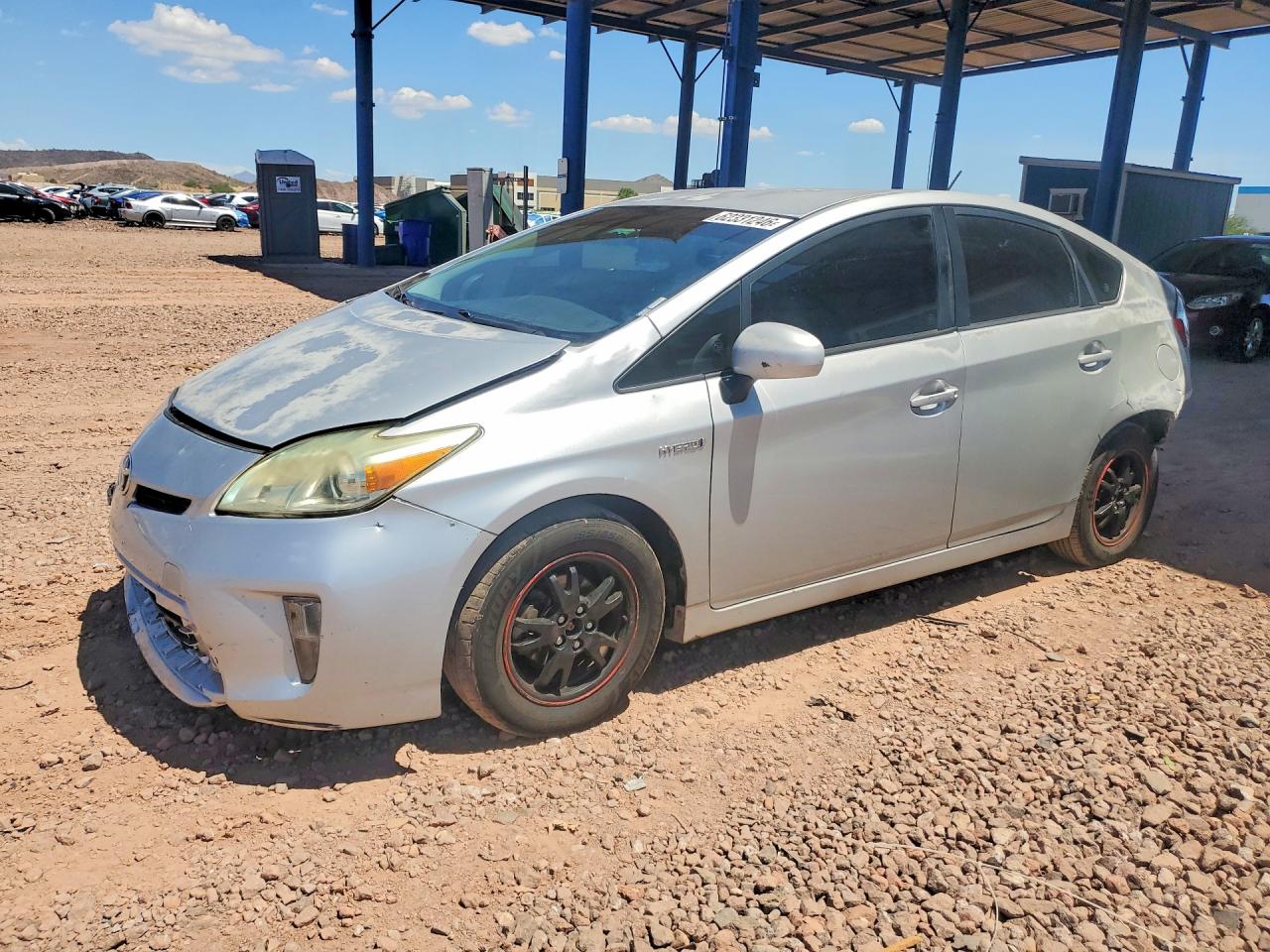 2014 Toyota Prius Four, VIN JTDKN3DU1E1761808 — Rear end