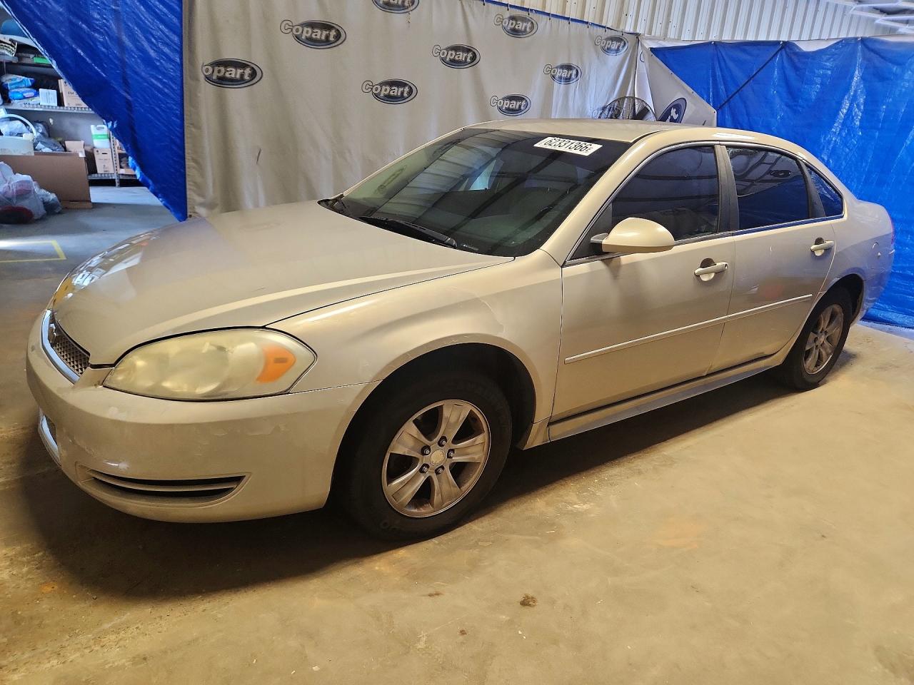 2012 Chevrolet Impala LS Fleet, VIN 2G1WF5E3XC1321845 — Side