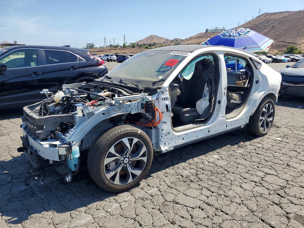 2023 Ford Mustang Mach-E Premium, VIN 3FMTK3R7XPMA57902 — Stripped