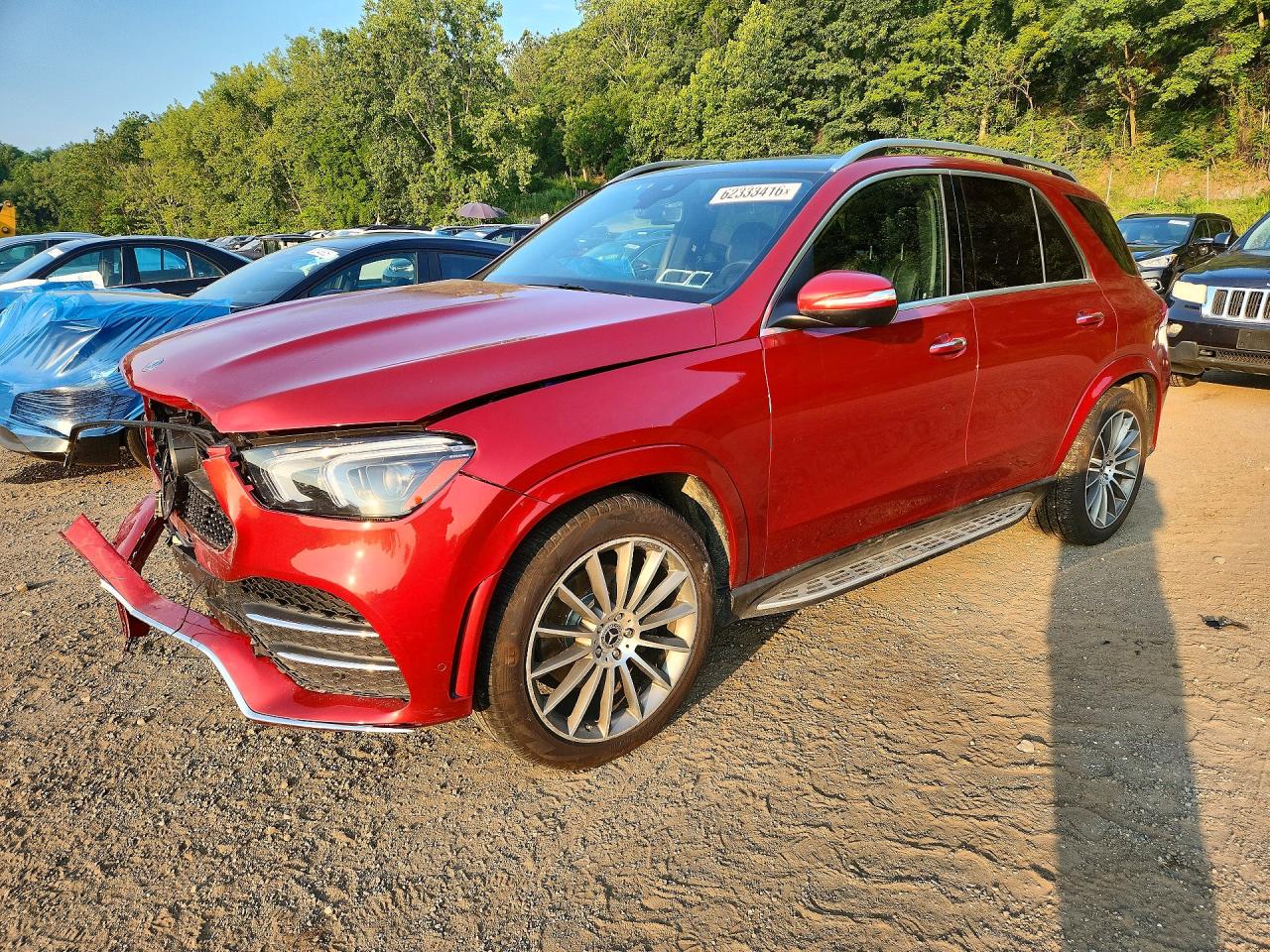 2020 Mercedes-Benz GLE 350, VIN 4JGFB4KEXLA068045 — Front end