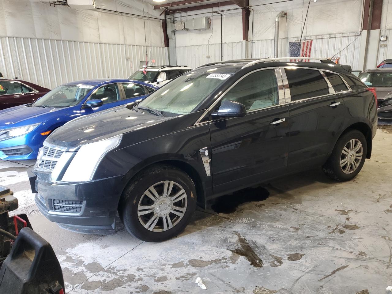 2012 Cadillac SRX Luxury Collection, VIN 3GYFNDE38CS505832 — Пожар в салоне