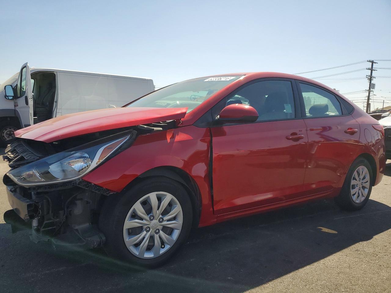 2022 Hyundai Accent SE, VIN 3KPC24A61NE168259 — Front end