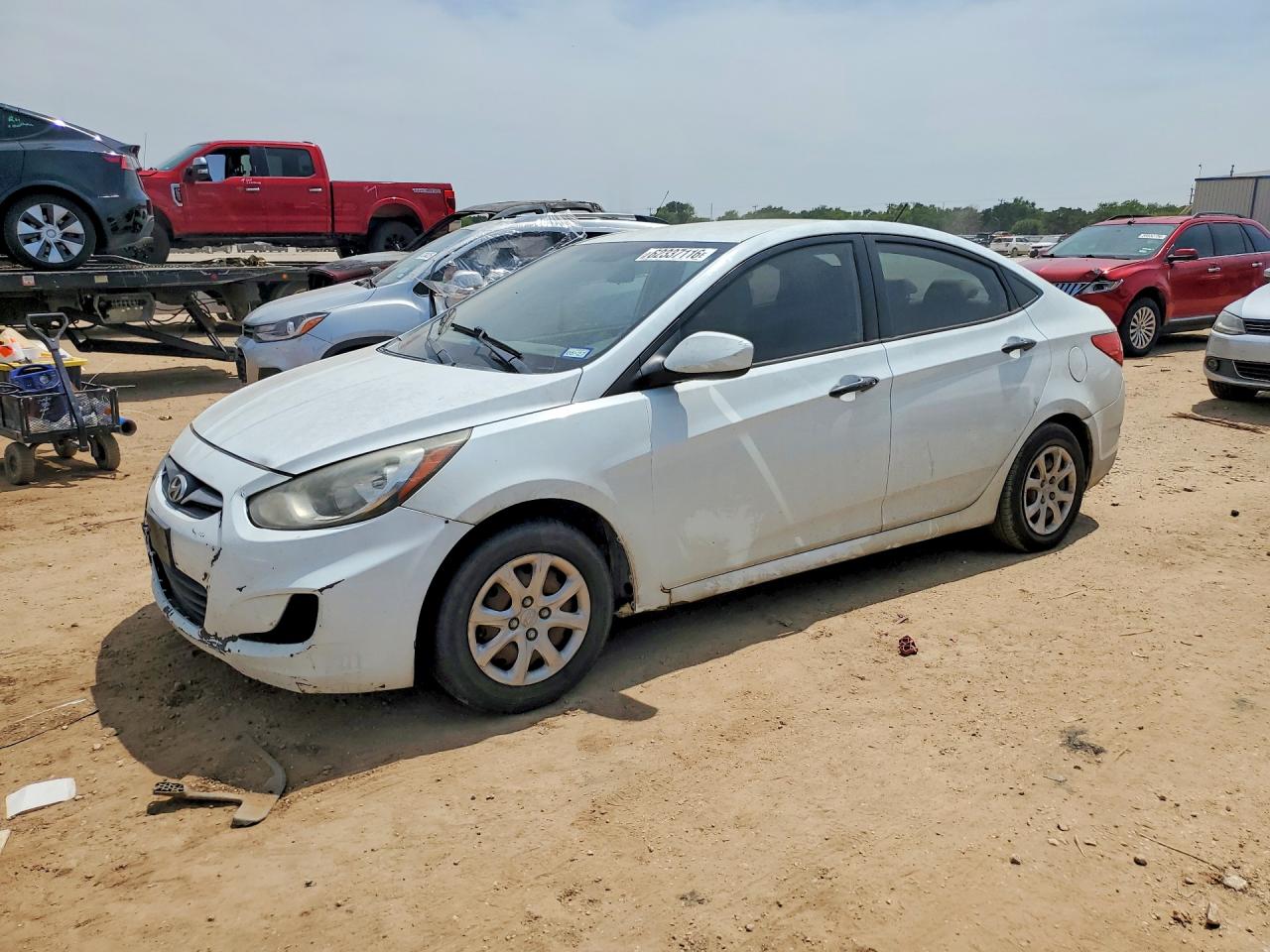 2012 Hyundai Accent GLS, VIN KMHCT4AE9CU054086 — Front end