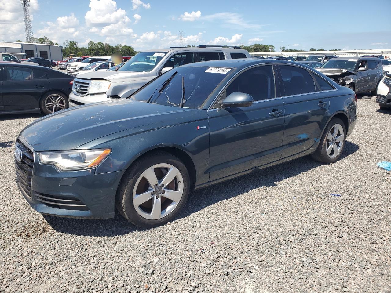 2012 Audi A6 Premium Plus, VIN WAUGGAFC1CN069270 — Normal wear