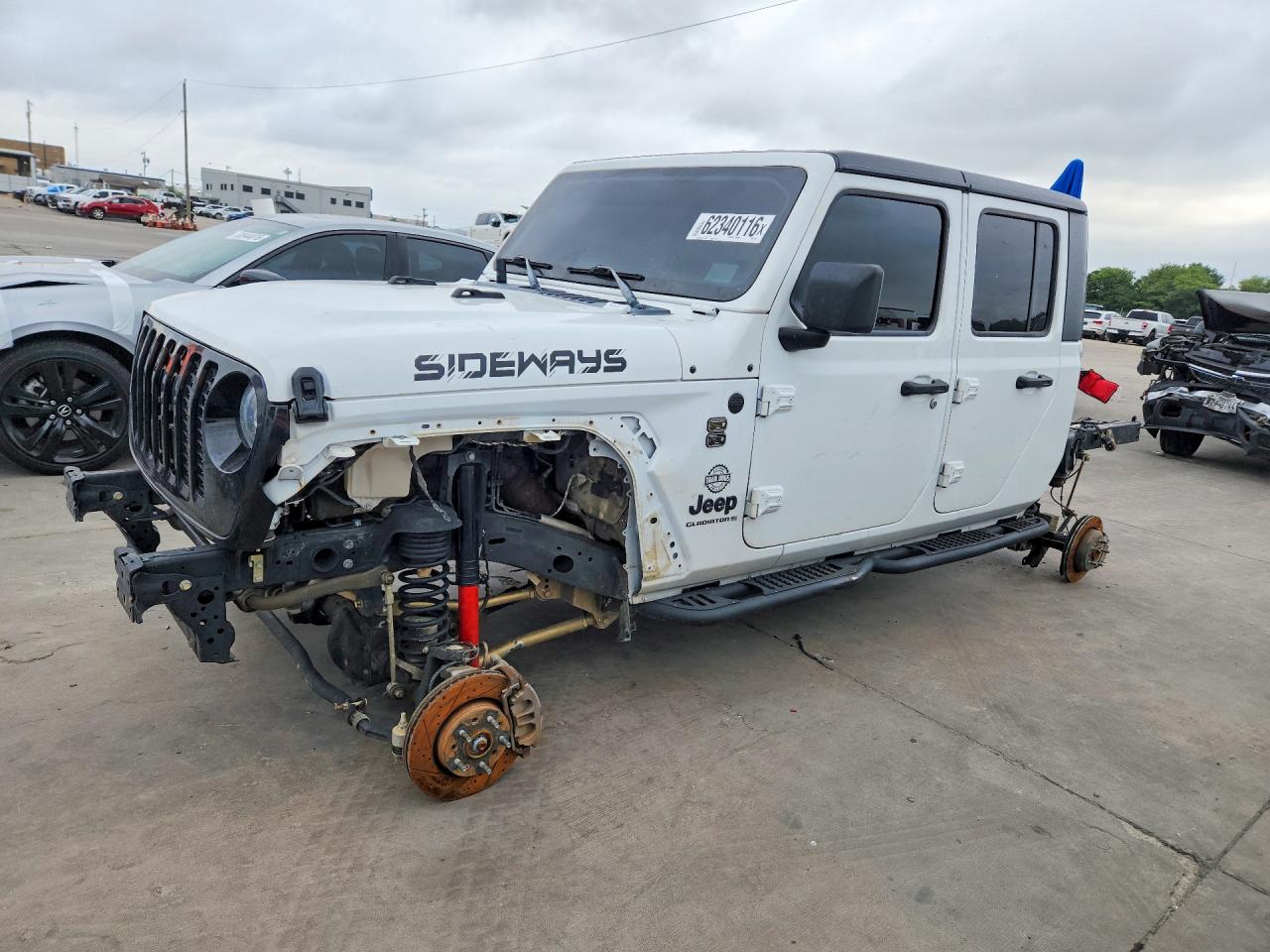 2023 Jeep Gladiator Willys, VIN 1C6HJTAG9PL501837 — Stripped