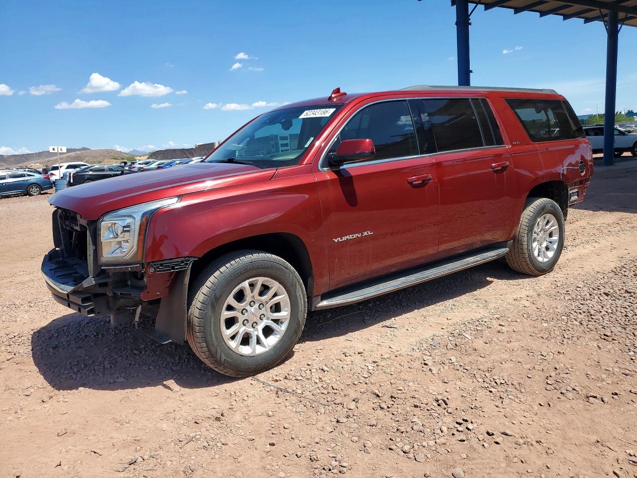 2016 GMC Yukon XL SLE, VIN 1GKS1FKC7GR473078 — Rear end