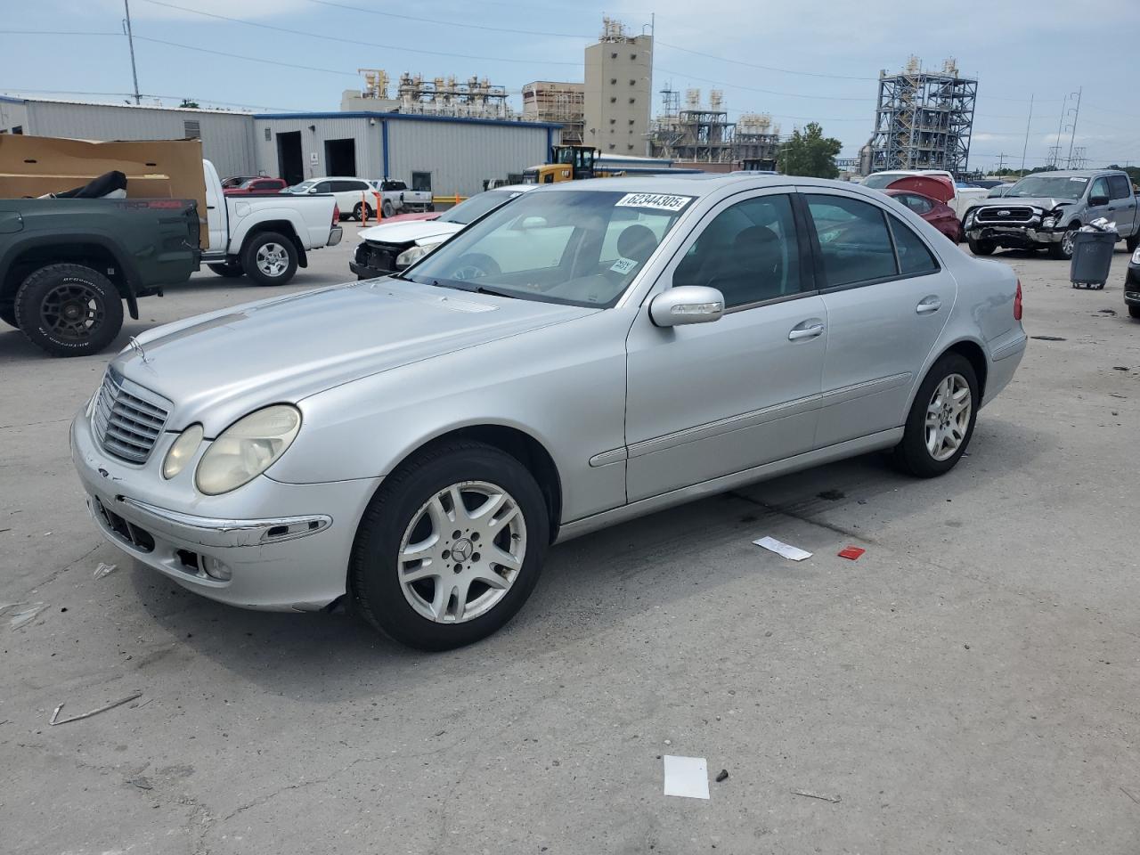 2003 Mercedes-Benz E 320, VIN WDBUF65J33A250642 — Engine fire