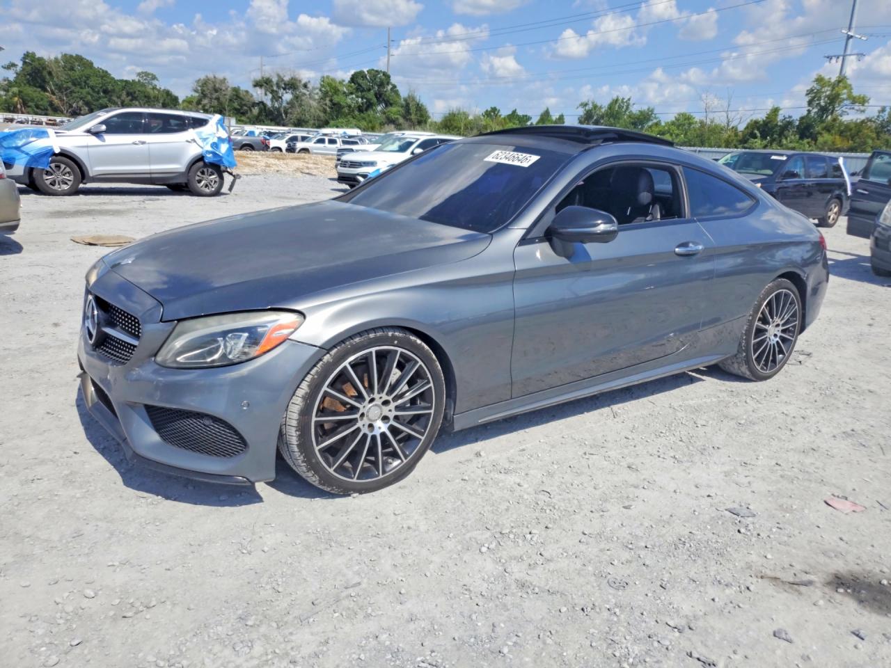 2017 Mercedes-Benz C 300, VIN WDDWJ4JB0HF356445 — Roof