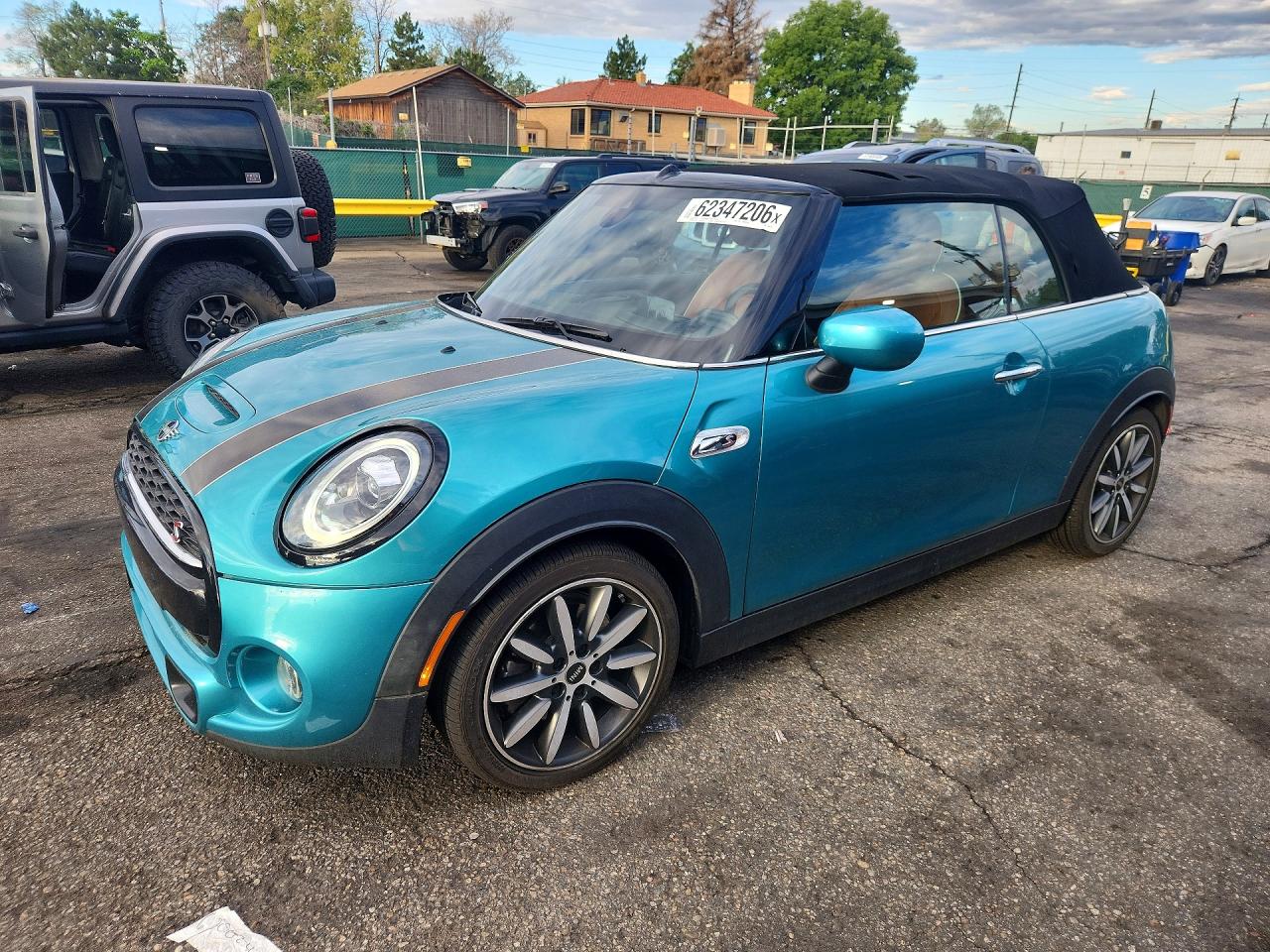 2021 MINI Convertible Cooper S, VIN WMWWJ5C05M3M86354 — Vandalism