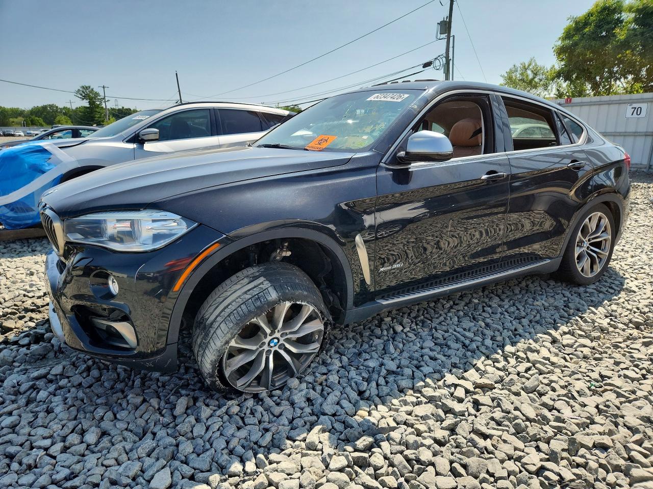 2015 BMW X6 xDrive35i, VIN 5UXKU2C58F0F94640 — Front end