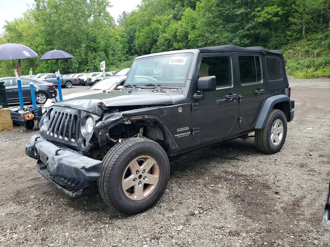 2017 Jeep Wrangler Unlimited Big Bear, VIN 1C4HJWDG0HL733704 — Front end