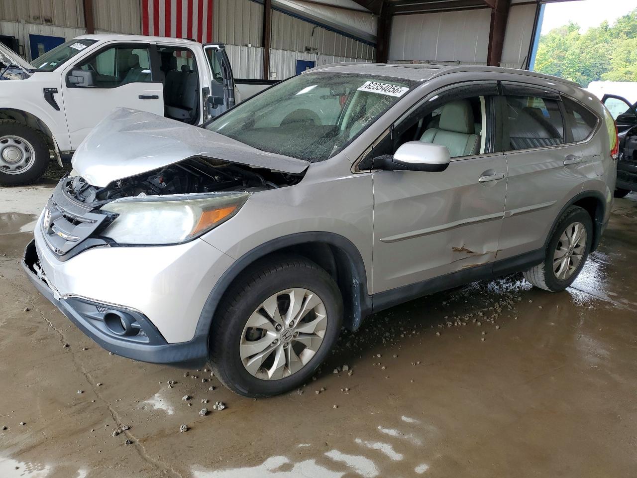 2012 Honda CR-V EX-L, VIN 5J6RM4H74CL060347 — Front end