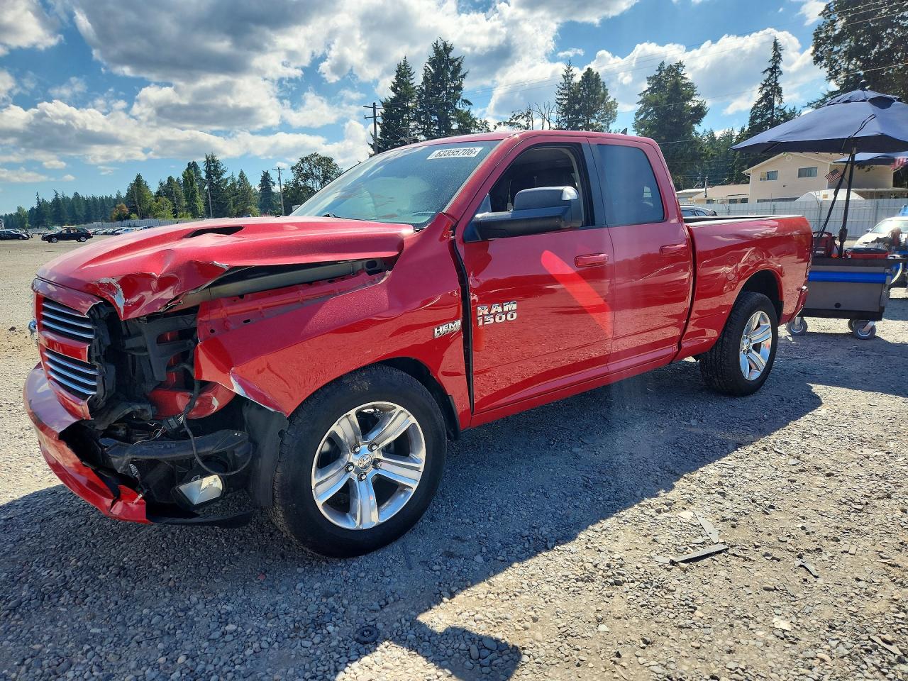 2014 Ram 1500 Sport, VIN 1C6RR7HT6ES187820 — Front end