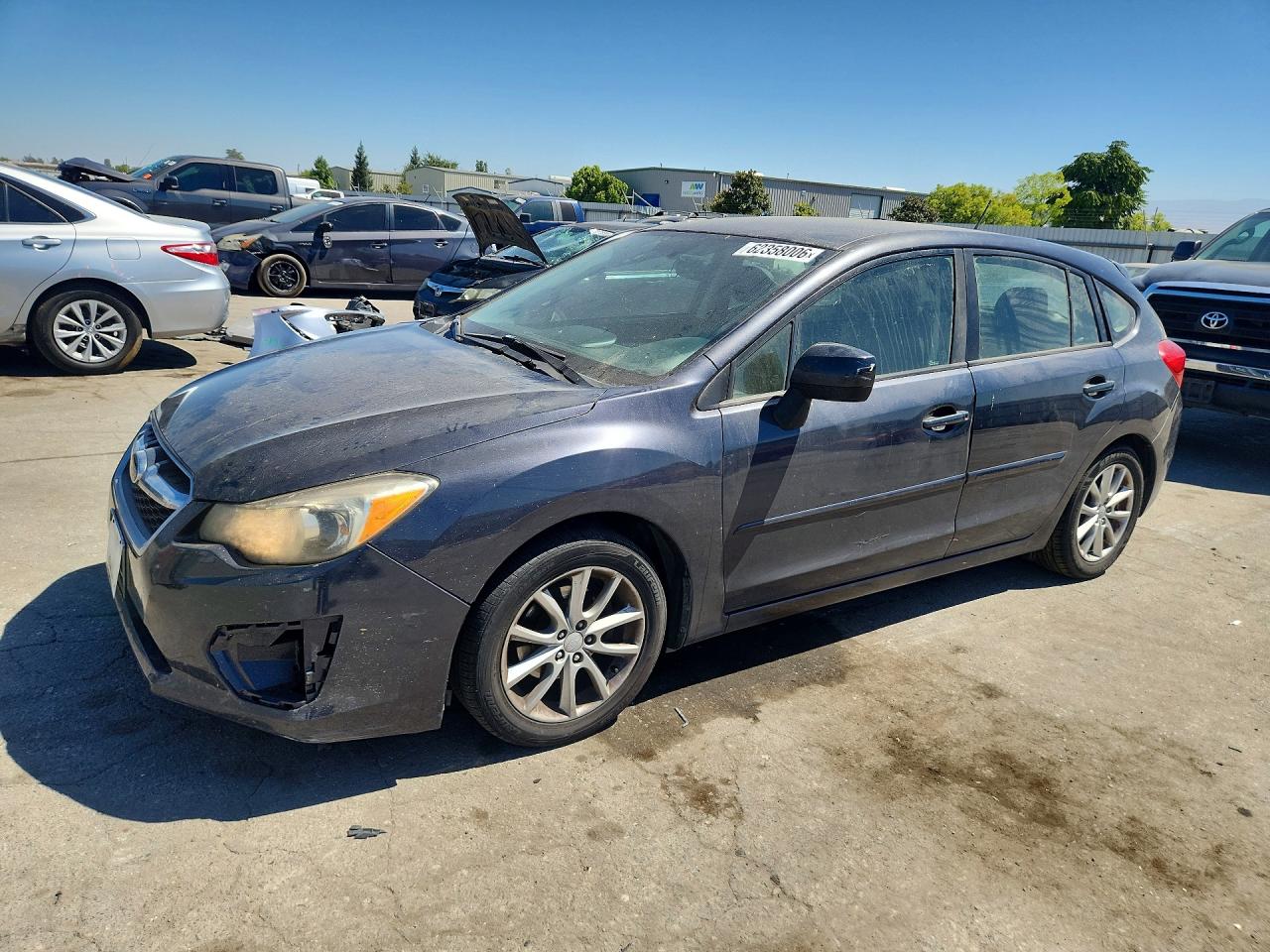 2012 Subaru Impreza Premium, VIN JF1GPAC60CH234988 — Front end