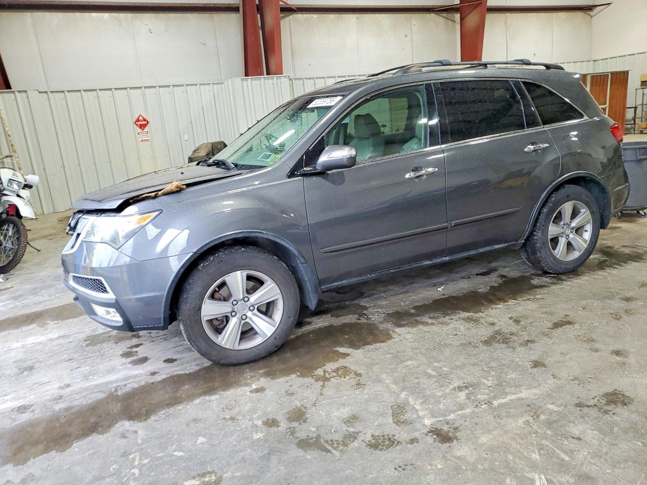 2011 Acura MDX Technology, VIN 2HNYD2H41BH500865 — Engine fire