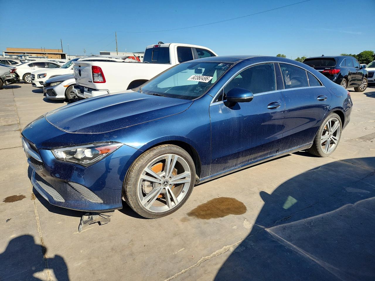 2020 Mercedes-Benz CLA 250, VIN W1K5J4GB2LN089990 — Normal wear