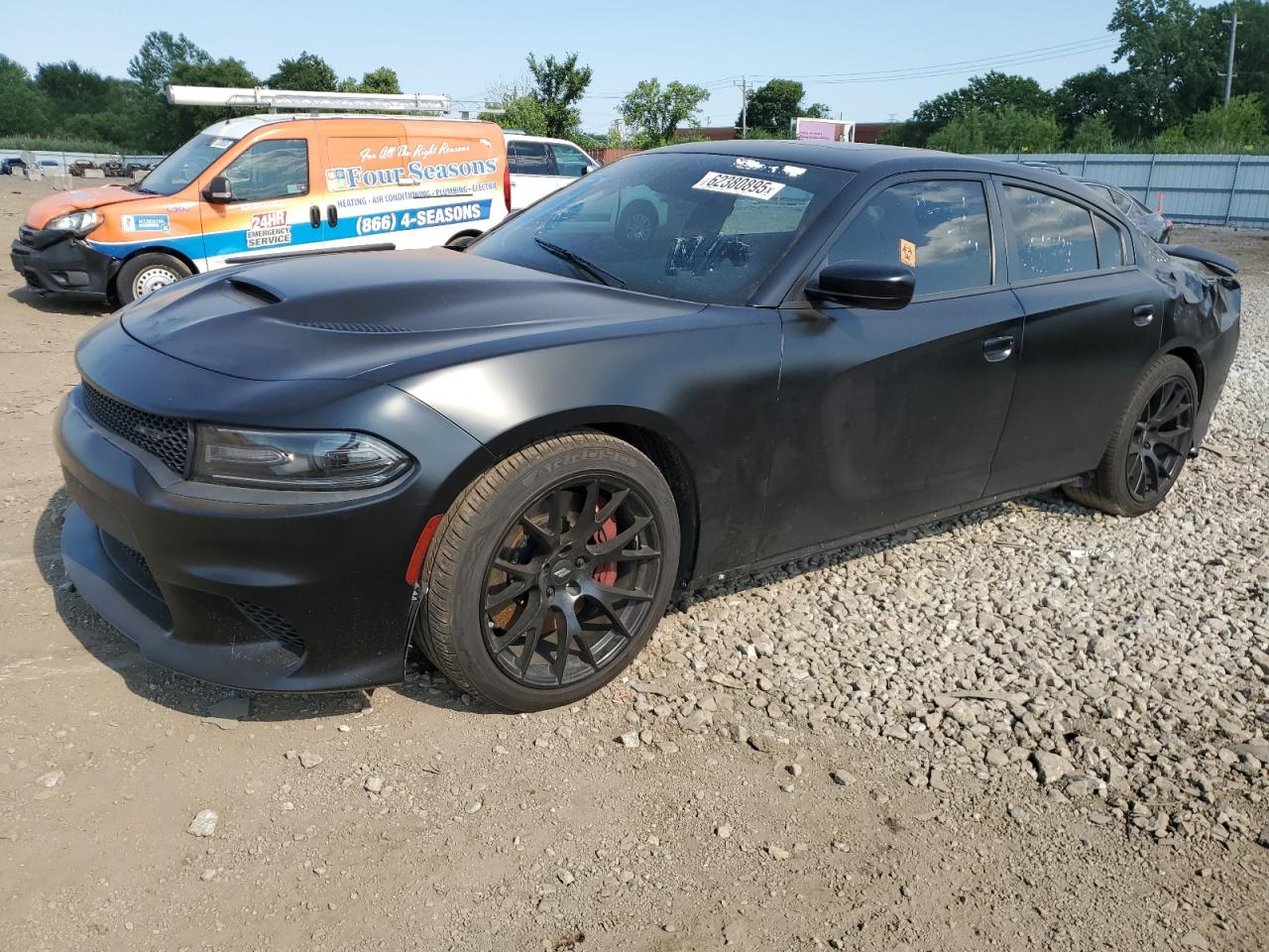 2018 Dodge Charger SRT Hellcat, VIN 2C3CDXL97JH293854 — Stripped