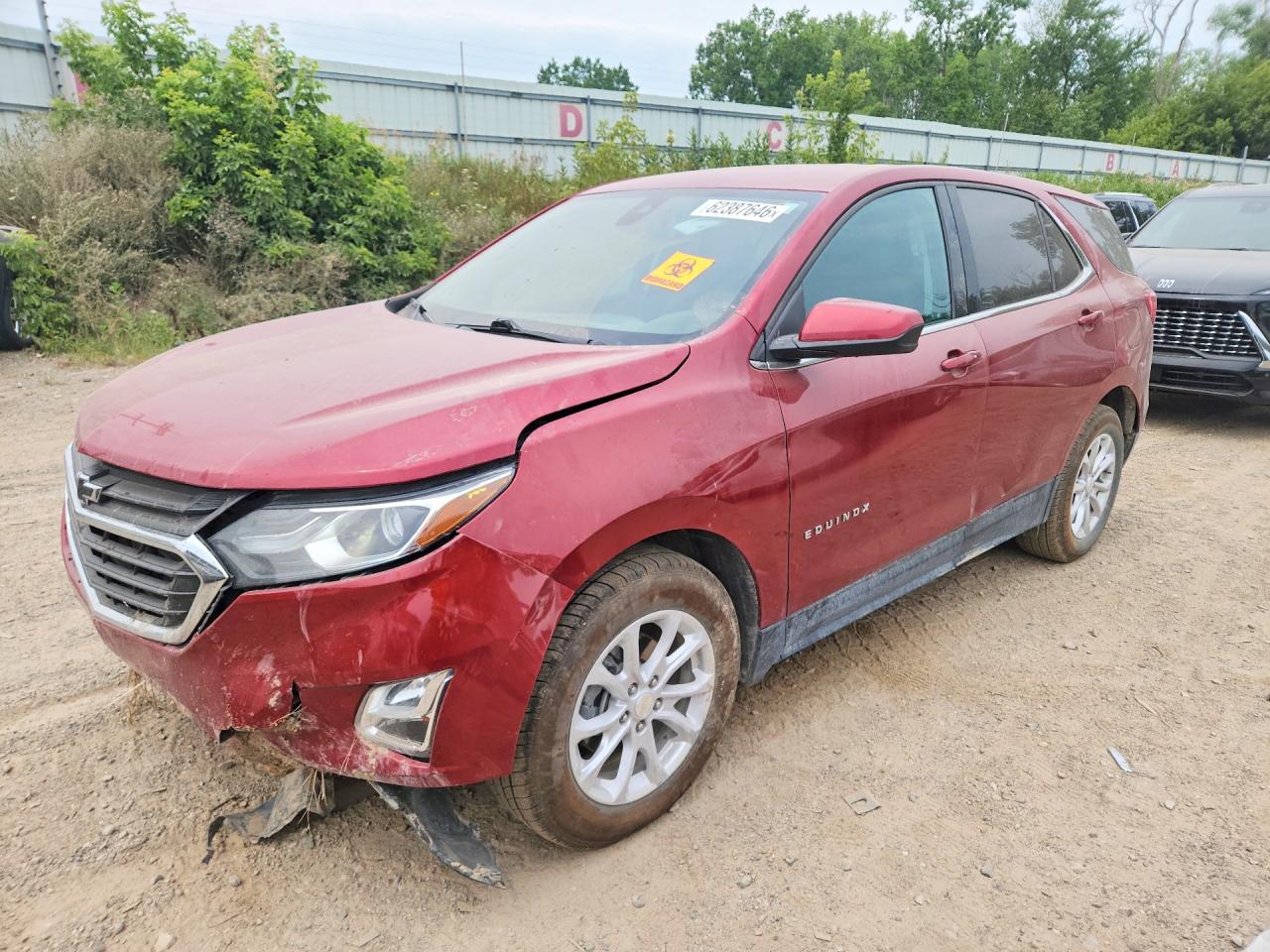 2020 Chevrolet Equinox LT, VIN 3GNAXTEV7LS519668 — Undercarriage