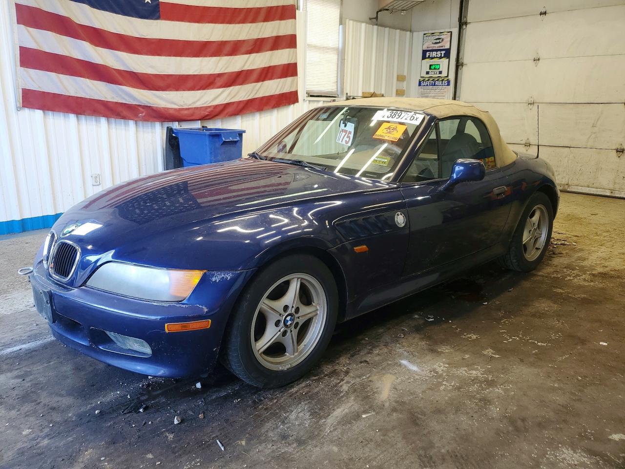 1998 BMW 3 Series Z3 1.9, VIN 4USCH732XWLE07842 — Vandalism