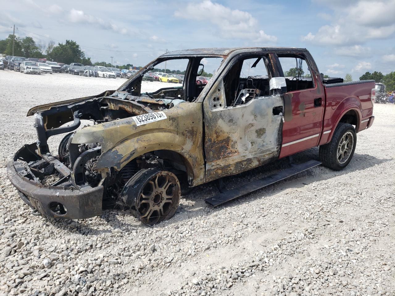 2010 Ford F-150 XL, VIN 1FTFW1EV9AFD93904 — Engine fire
