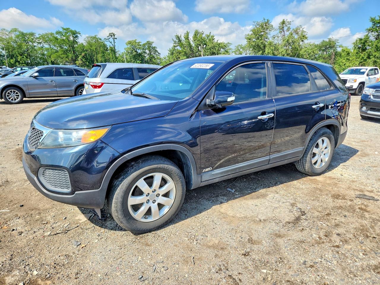 2012 Kia Sorento LX, VIN 5XYKTCA63CG246088 — Vandalism