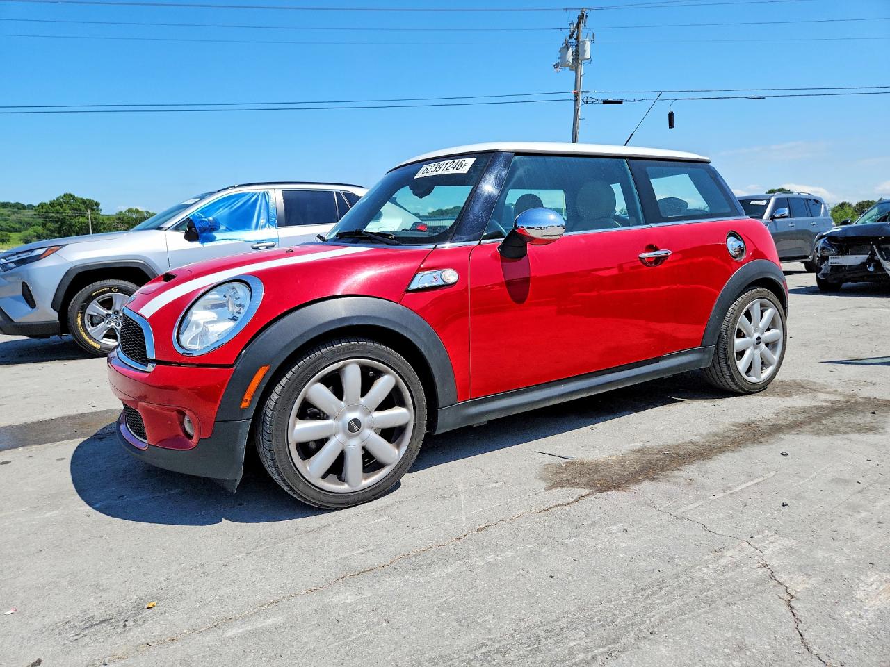 2007 MINI Hardtop S, VIN WMWMF73587TT84258 — Зад