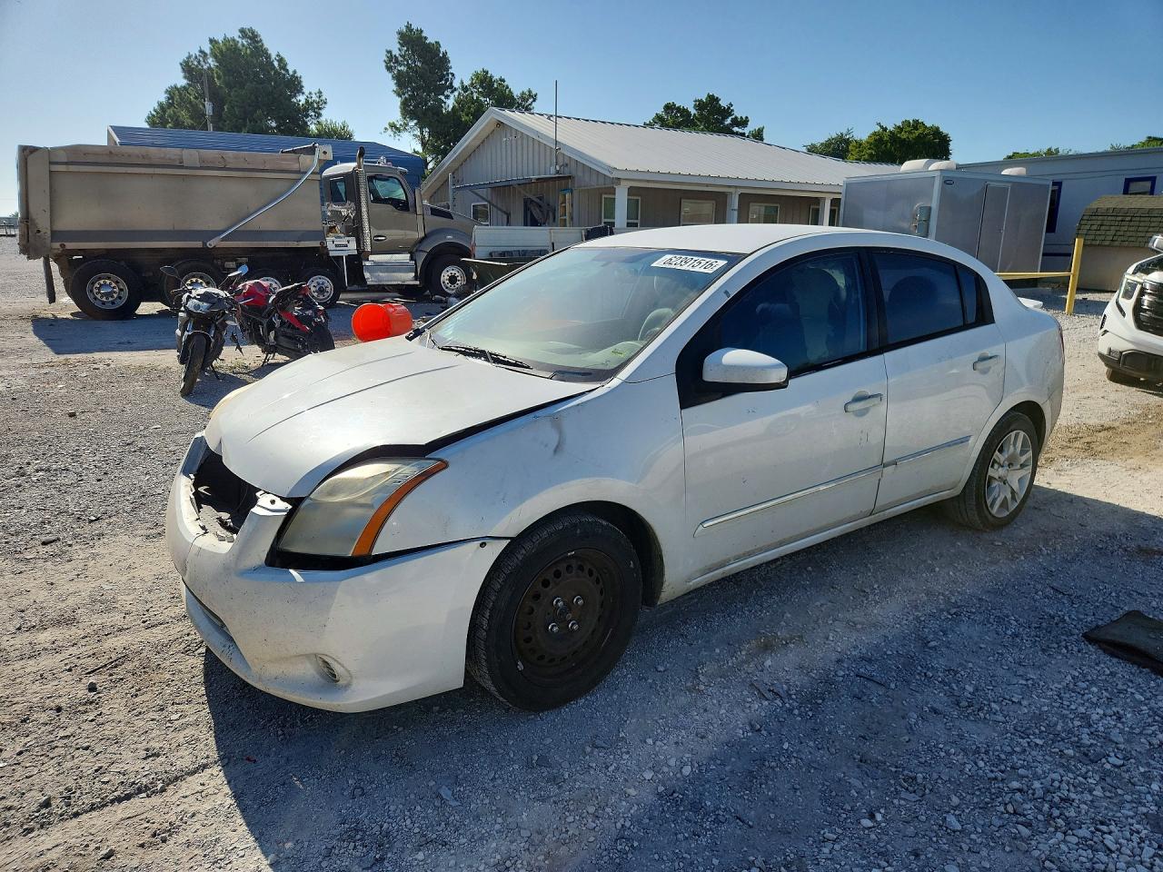 2012 Nissan Sentra S, VIN 3N1AB6AP6CL616793 — Front end