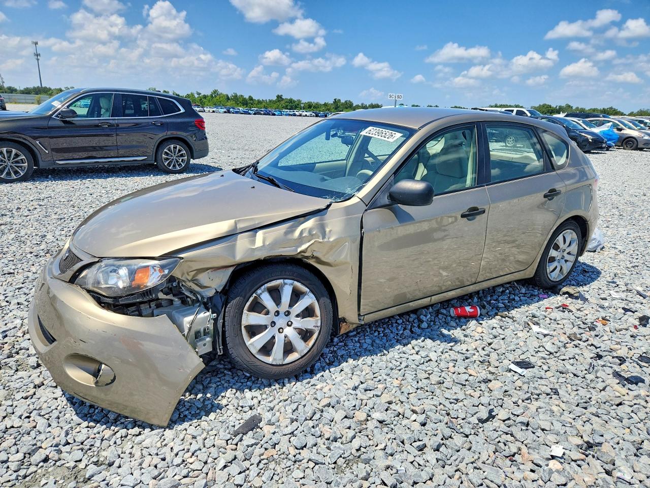 2008 Subaru Impreza i, VIN JF1GH61648H805449 — Перед