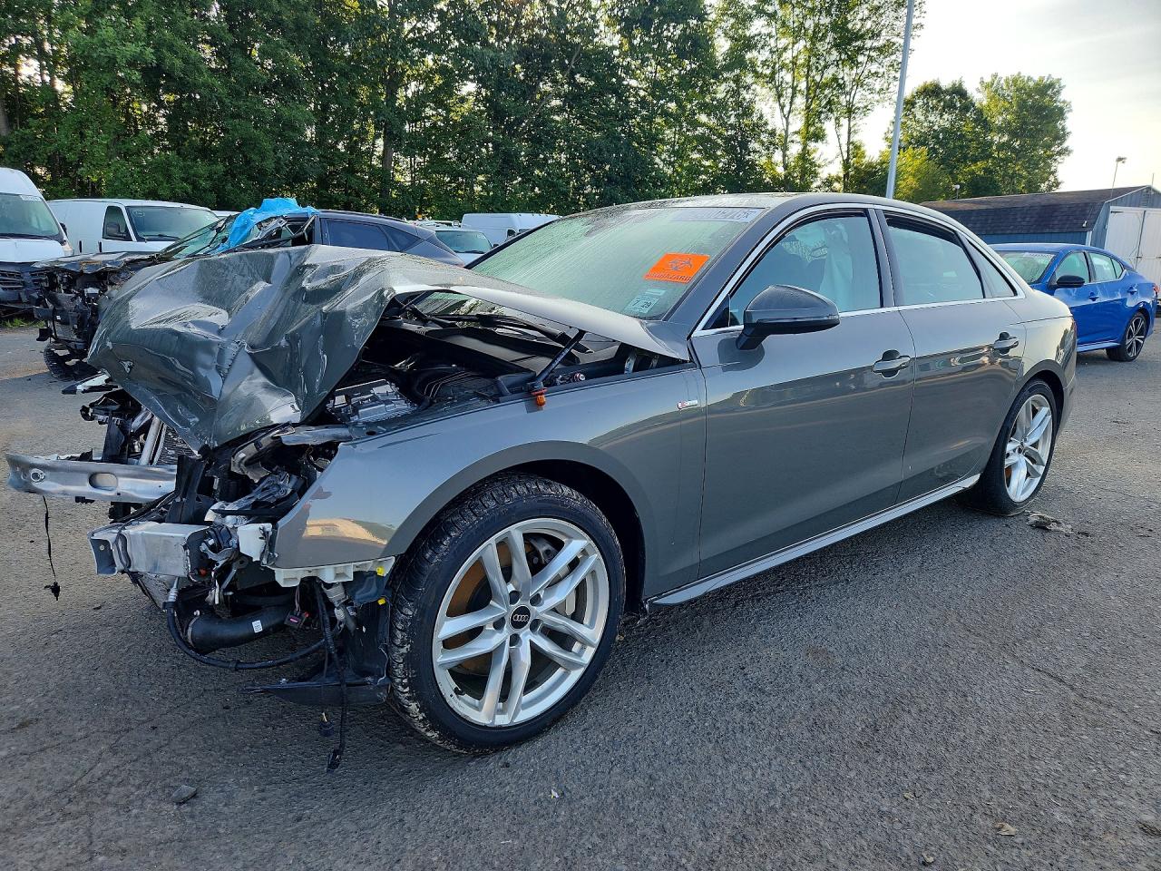 2024 Audi A4 S line Premium Plus, VIN WAUEAAF44RN014094 — Front end